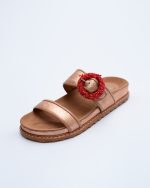 SLIDE BORDADO OURO ROSE